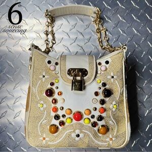 Louis Vuitton Limited Calfskin PonyHair Les Extraordinaires Tupelo GM in White